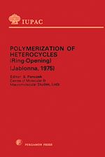 Télécharger le livre :  Polymerization of Heterocycles (Ring Opening)