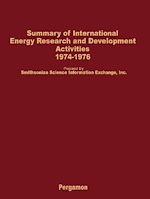 Télécharger le livre :  Summary of International Energy Research and Development Activities 1974-1976