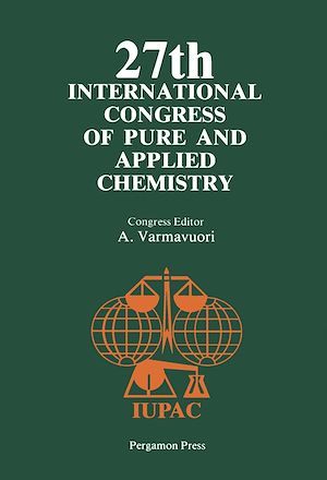 Téléchargez le livre :  27th International Congress of Pure and Applied Chemistry