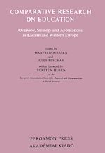 Télécharger le livre :  Comparative Research on Education