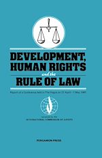 Télécharger le livre :  Development, Human Rights and the Rule of Law