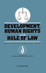 Télécharger le livre :  Development, Human Rights and the Rule of Law