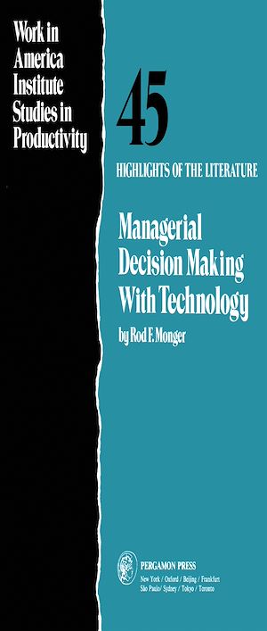 Télécharger le livre :  Managerial Decision Making with Technology