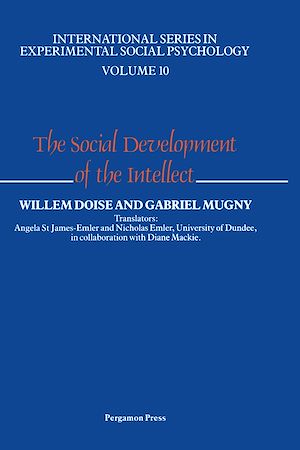 Téléchargez le livre :  The Social Development of the Intellect