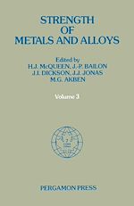 Télécharger le livre :  Strength of Metals and Alloys (ICSMA 7)