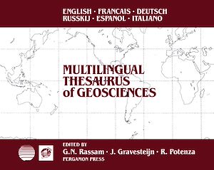 Téléchargez le livre :  Multilingual Thesaurus of Geosciences