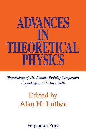 Téléchargez le livre :  Advances in Theoretical Physics