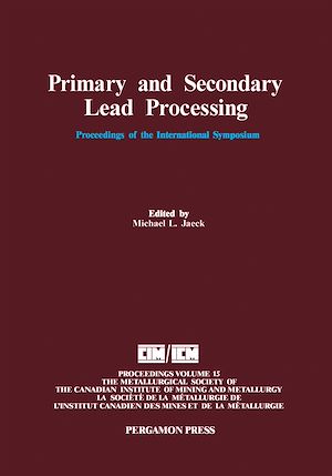 Téléchargez le livre :  Primary and Secondary Lead Processing