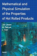 Télécharger le livre :  Mathematical and Physical Simulation of the Properties of Hot Rolled Products