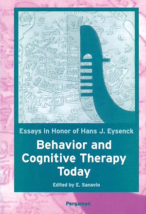 Téléchargez le livre :  Behavior and Cognitive Therapy Today: Essays in Honor of Hans J. Eysenck