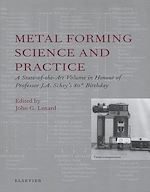 Télécharger le livre :  Metal Forming Science and Practice