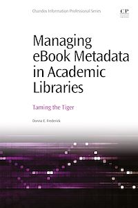 Téléchargez le livre :  Managing ebook Metadata in Academic Libraries
