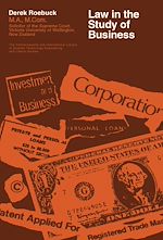 Télécharger le livre :  Law in the Study of Business