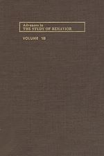 Télécharger le livre :  Advances in the Study of Behavior