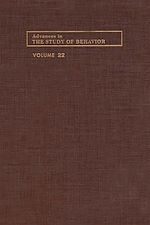 Télécharger le livre :  Advances in the Study of Behavior