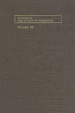 Télécharger le livre :  Advances in the Study of Behavior