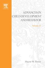 Télécharger le livre :  Advances in Child Development and Behavior
