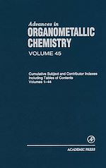 Télécharger le livre :  Advances in Organometallic Chemistry