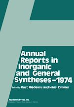 Télécharger le livre :  Annual Reports in Inorganic and General Syntheses-1974