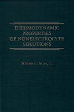 Télécharger le livre :  Thermodynamic Properties of Nonelectrolyte Solutions