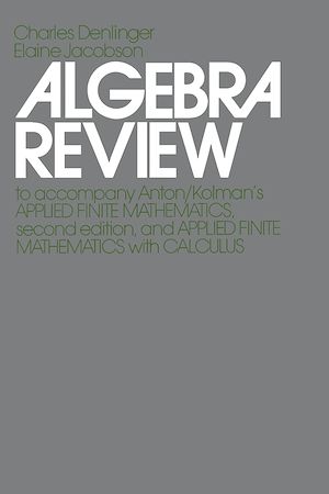 Téléchargez le livre :  Algebra Review