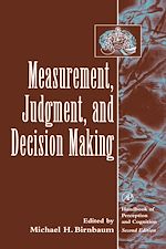 Télécharger le livre :  Measurement, Judgment, and Decision Making