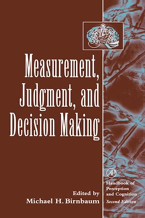 Téléchargez le livre :  Measurement, Judgment, and Decision Making