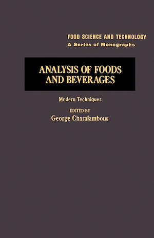Téléchargez le livre :  Analysis of Foods and Beverages
