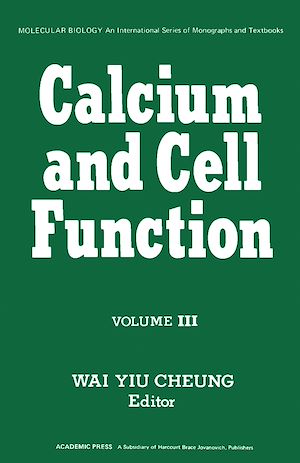 Téléchargez le livre :  Calcium and Cell Function