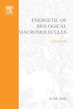 Télécharger le livre :  Energetics of Biological Macromolecules, Part E
