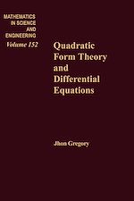 Télécharger le livre :  Quadratic Form Theory and Differential Equations
