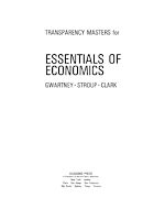 Télécharger le livre :  Transparency Masters for Essentials of Economics
