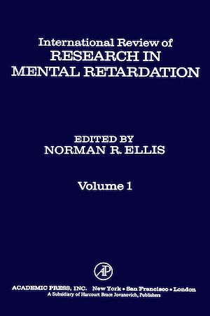 Téléchargez le livre :  International Review of Research in Mental Retardation