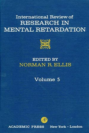 Téléchargez le livre :  International Review of Research in Mental Retardation