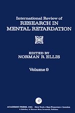 Télécharger le livre :  International Review of Research in Mental Retardation