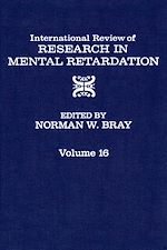Télécharger le livre :  International Review of Research in Mental Retardation