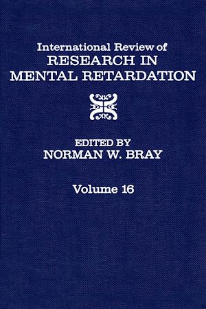 Téléchargez le livre :  International Review of Research in Mental Retardation