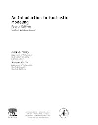 Téléchargez le livre :  An Introduction to Stochastic Modeling, Student Solutions Manual (e-only)