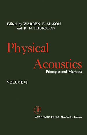 Téléchargez le livre :  Physical Acoustics V6
