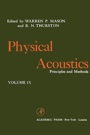 Téléchargez le livre :  Physical Acoustics V9