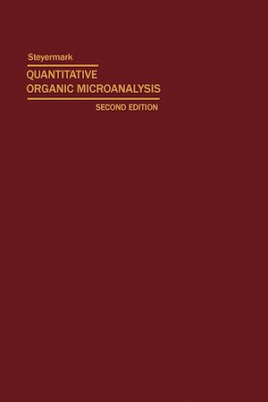 Téléchargez le livre :  Quantitative Organic Microanalysis