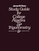 Télécharger le livre :  Study Guide for College Algebra and Trigonometry