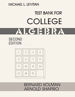 Télécharger le livre :  Test Bank for College Algebra