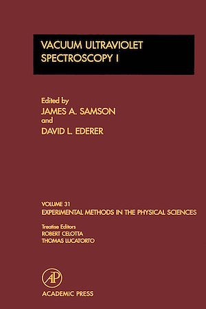 Téléchargez le livre :  Vacuum Ultraviolet Spectroscopy I