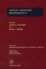 Télécharger le livre :  Vacuum Ultraviolet Spectroscopy II
