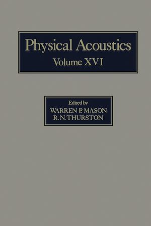Téléchargez le livre :  Physical Acoustics V16