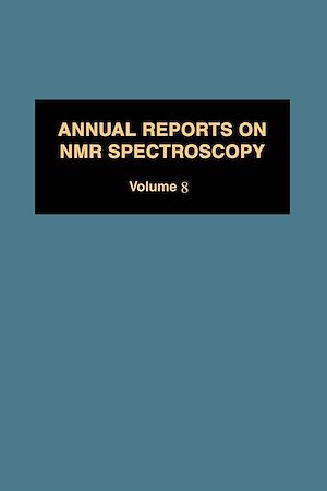 Téléchargez le livre :  Annual Reports on NMR Spectroscopy