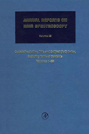 Téléchargez le livre :  Annual Reports on NMR Spectroscopy