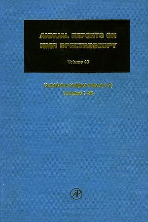 Téléchargez le livre :  Annual Reports on NMR Spectroscopy