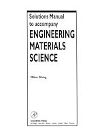 Télécharger le livre :  Solutions Manual to accompany Engineering Materials Science